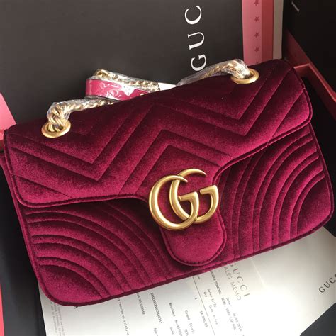 gucci marmont velvet replica|authentic gucci marmont.